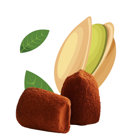 Pistachio Chocolate Truffles - bulk-0
